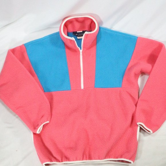 Columbia Other - VTG COLUMBIA Colorblock 1/2 Zip Fleece Pullover